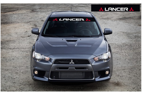 Mitsubishi Lancer Evolution X vjetrobranska naljepnica 1400mm