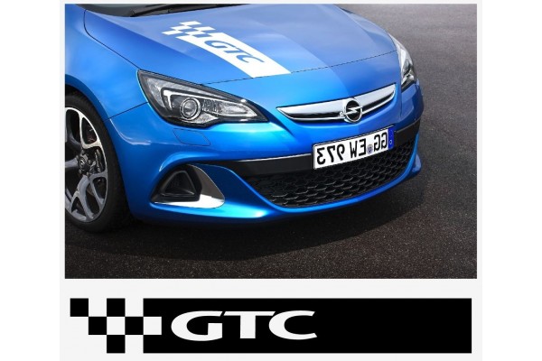 Opel GTC bonnet naljepnica Astra Corsa Vectra Zafira A B C D E F G H J