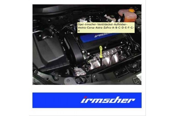 Opel Irmscher naljepnica za pokrov ventila naljepnica Vectra Corsa Astra Zafira A B C D E F G H