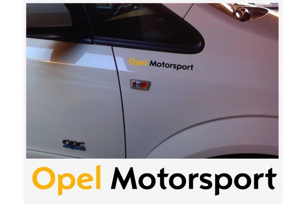 Opel Motorsport bočna naljepnica 22cm 2 kom.