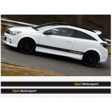 Opel Motorsport bočna naljepnica pruga 2 kom. set 225cm Corsa Astra