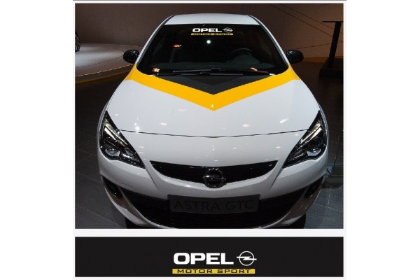 Opel Motorsport vjetrobranska naljepnica