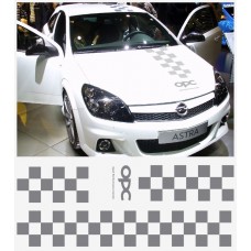 Opel OPC bonnet krovna naljepnica naljepnica za prtljažnik naljepnica cnaljepnica za prtljažniker flag pruga set Astra