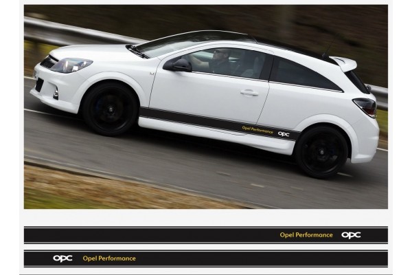 Opel Performance OPC bočna naljepnica pruga 2 kom. set 225cm