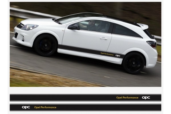 Opel Performance OPC bočna naljepnica pruga 2 kom. set 225cm