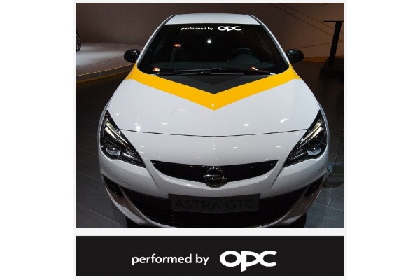 Opel performed by OPC vjetrobranska naljepnica