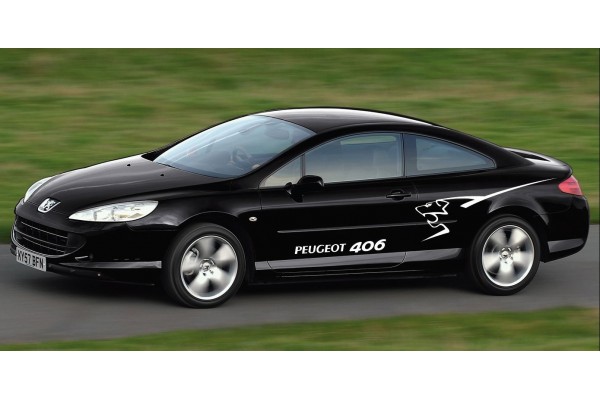 Peugeot 406 bočna naljepnica 2 kom. set 150cm