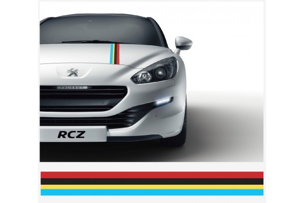 Peugeot Sport Motorsport Rally pruga naljepnica 10cm x 125cm