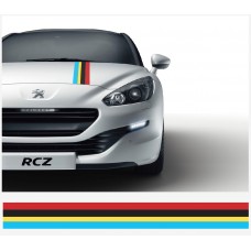Peugeot Sport Motorsport Rally pruga naljepnica 15cm x 125cm
