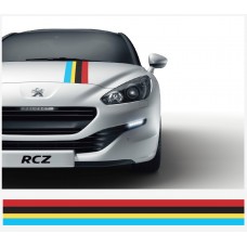 Peugeot Sport Motorsport Rally pruga naljepnica 20cm x 125cm