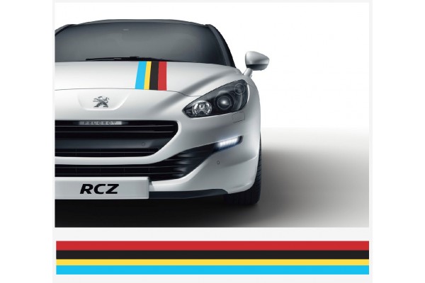 Peugeot Sport Motorsport Rally pruga naljepnica 20cm x 125cm