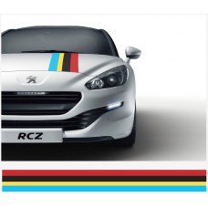 Peugeot Sport Motorsport Rally pruga naljepnica 30cm x 125cm