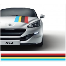 Peugeot Sport Motorsport Rally pruga naljepnica 45cm x 125cm