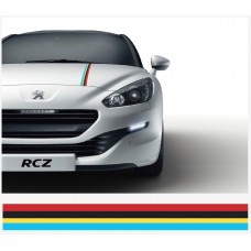 Peugeot Sport Motorsport Rally pruga naljepnica 5cm x 125cm