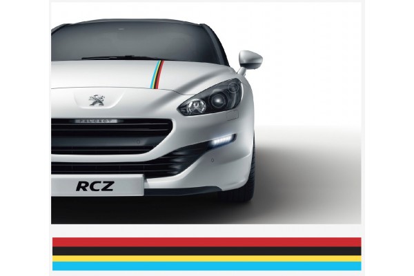 Peugeot Sport Motorsport Rally pruga naljepnica 5cm x 125cm