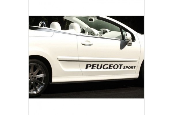 Peugeot Sport bočna naljepnica 2 kom. set 100cm 206 207 208 306 307