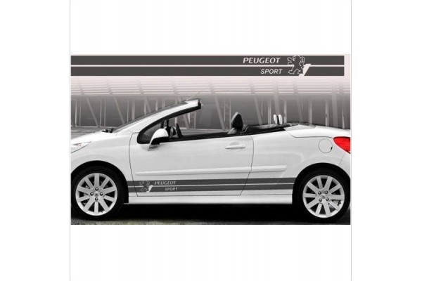 Peugeot Sport bočna naljepnica 2 kom. set 206 207 208 306 307 308