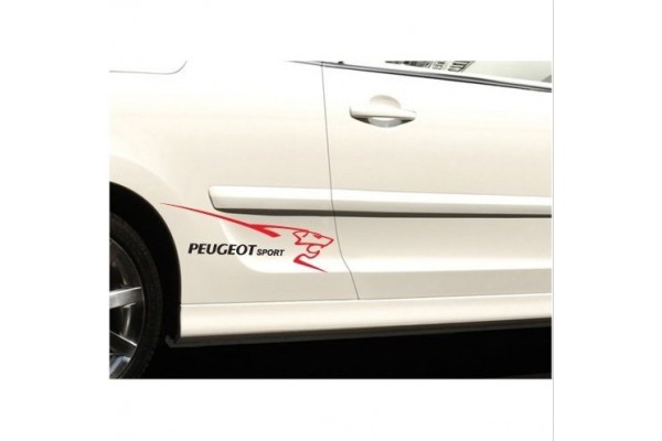 Peugeot Sport bočna naljepnica 2 kom.set 40cm 206 207 208 306 307 308