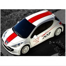 Peugeot Sport bočna naljepnica krovna naljepnica 5 kom. set naljepnica 207