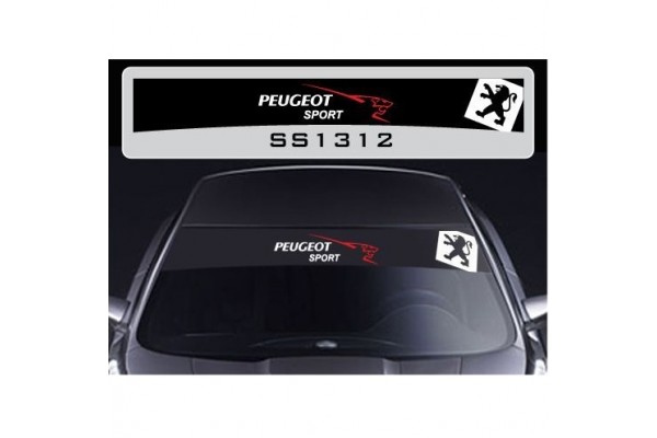 Peugeot Sport vjetrobranska naljepnica