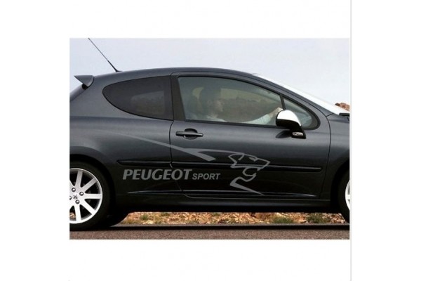Peugeot bočna naljepnica 2 kom. set 150cm 206 207 208 306 307 308