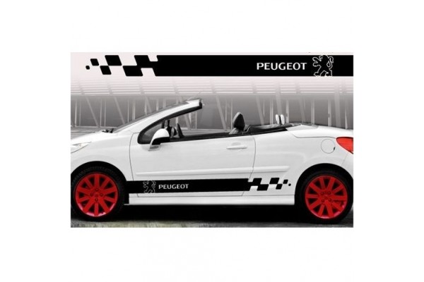 Peugeot bočna naljepnica 2 kom. set 206 207 208 306 307 308