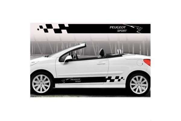 Peugeot bočna naljepnica 2 kom. set 206 207 208 306 307 308