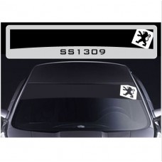 Peugeot vjetrobranska naljepnica