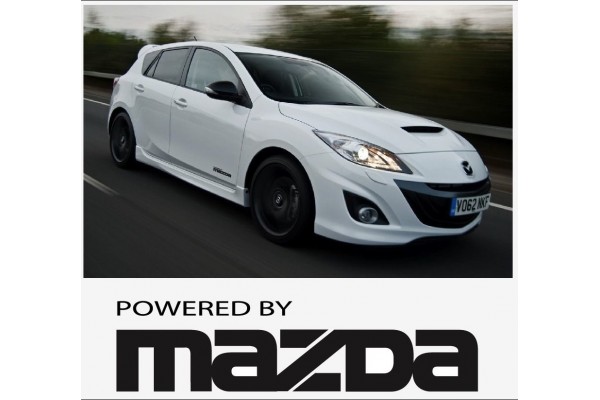 Powered by Mazda bočna naljepnica set 200mm