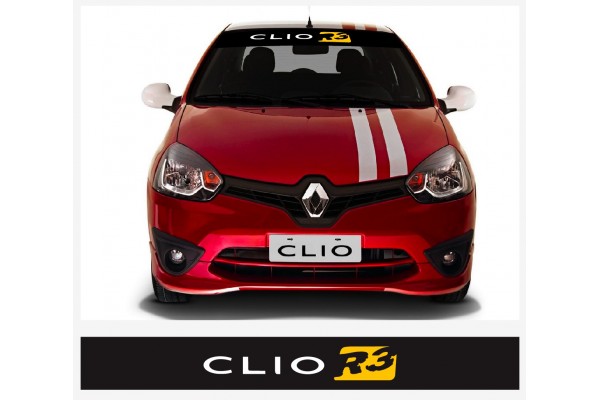 Renault Clio R3 vjetrobranska naljepnica