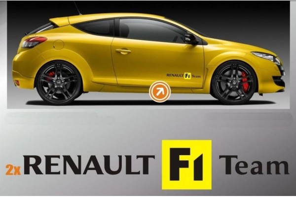 Renault F1 Sport bočna naljepnica set
