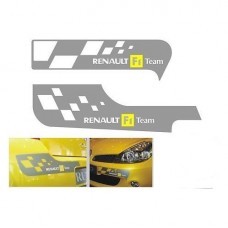 Renault F1 Team naljepnica Clio Sport Frontnaljepnica + naljepnica za prtljažnik naljepnica set