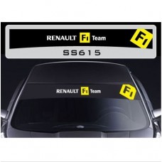 Renault F1 Team vjetrobranska naljepnica