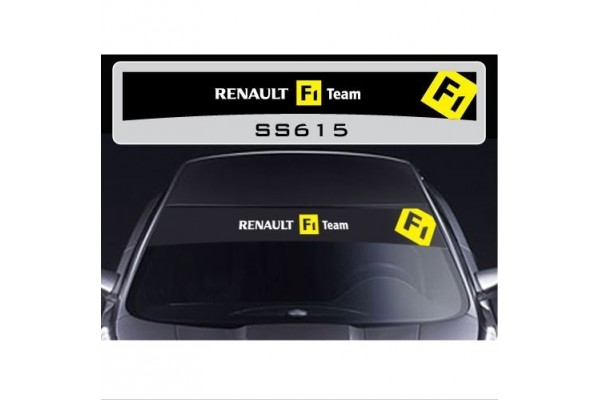 Renault F1 Team vjetrobranska naljepnica