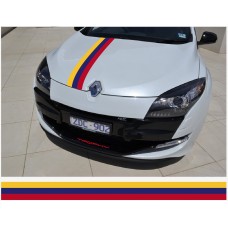 Renault Rally pruge naljepnica 15cm x 125cm
