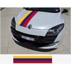 Renault Rally pruge naljepnica 30cm x 125cm