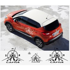 Renault Sport Capture  set 3 kom. naljepnica