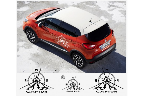 Renault Sport Capture  set 3 kom. naljepnica