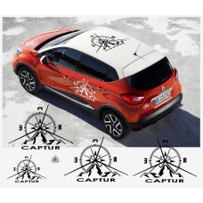 Renault Sport Capture  set 4 kom. naljepnica