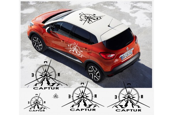 Renault Sport Capture  set 4 kom. naljepnica