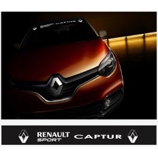 Renault Sport Capture vjetrobranska naljepnica