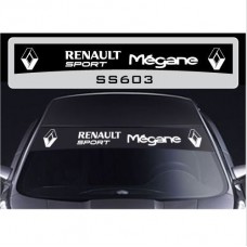 Renault Sport Megane vjetrobranska naljepnica