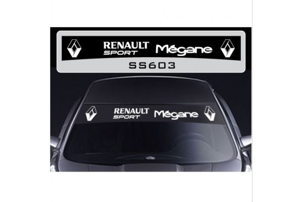 Renault Sport Megane vjetrobranska naljepnica