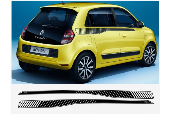 Renault Twingo bočna naljepnica Retro