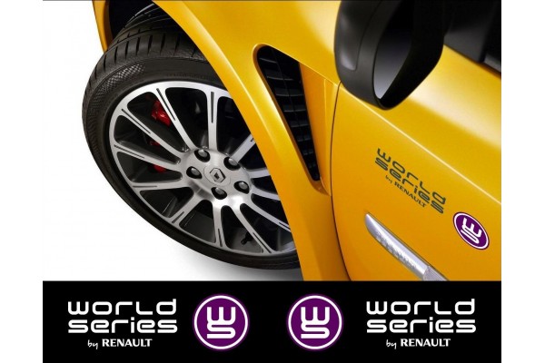 Renault World Series by Renault naljepnica Sport bočna naljepnica 2 kom. set