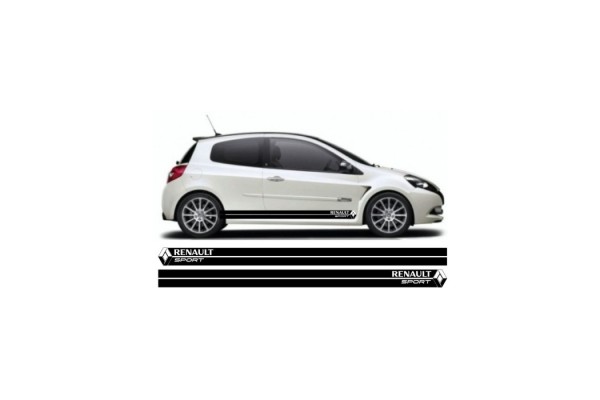 Renault clio bočna set naljepnica