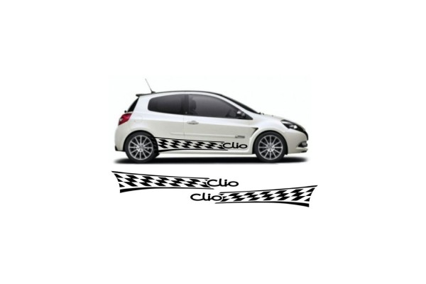 Renault clio bočna set naljepnica