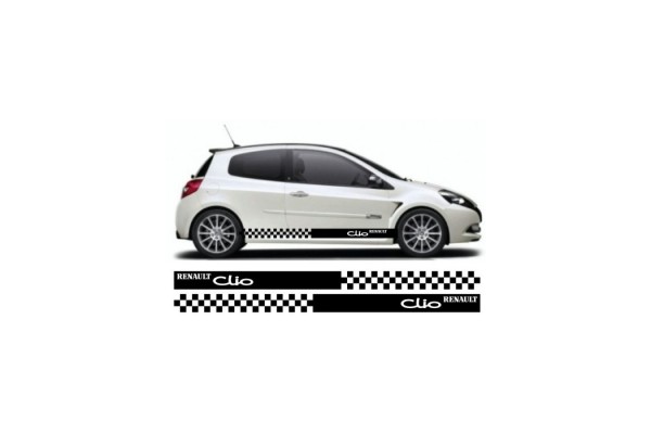 Renault clio bočna set naljepnica