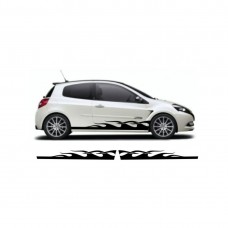 Renault clio custom bočna graphic