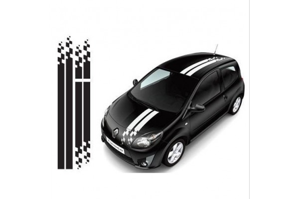 Renault racing pruga Racing pruga naljepnica set Twingo Clio Gordini Sport